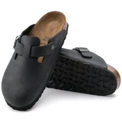 Birkenstock Boston Leather Clogs - Unisex -Shoes Discount Store image 1249