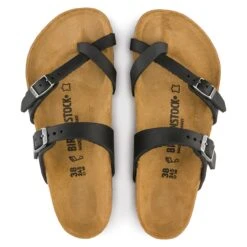 Birkenstock Mayari Oiled Leather Sandals - Women's -Shoes Discount Store image 1300