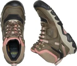 Keen Ridge Flex Mid Waterproof Light Trail Shoes - Women's -Shoes Discount Store image 1618