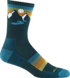 Darn Tough Sunset Ridge Lightweight Cushion Micro Crew Socks - Unisex -Shoes Discount Store image 2096