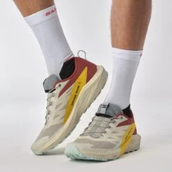 Salomon Sense Ride 5 Trail Running Shoes - Men's -Shoes Discount Store image 306