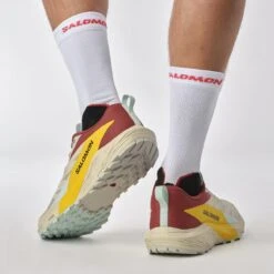 Salomon Sense Ride 5 Trail Running Shoes - Men's -Shoes Discount Store image 307